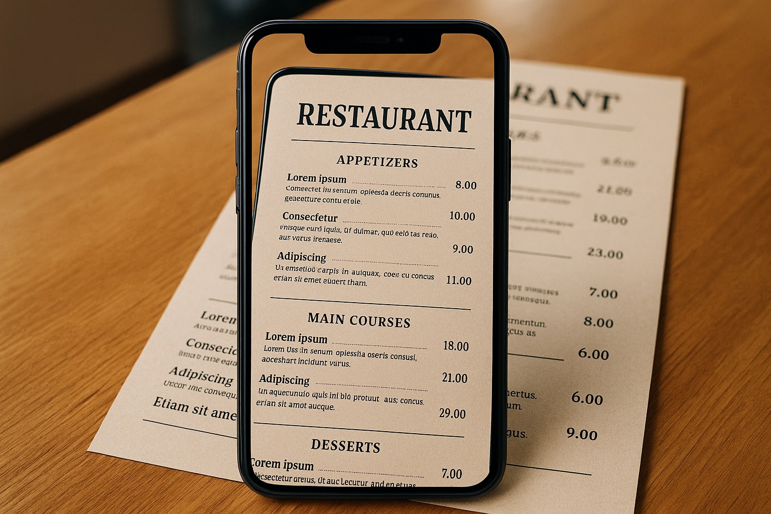 GoPocket Menu